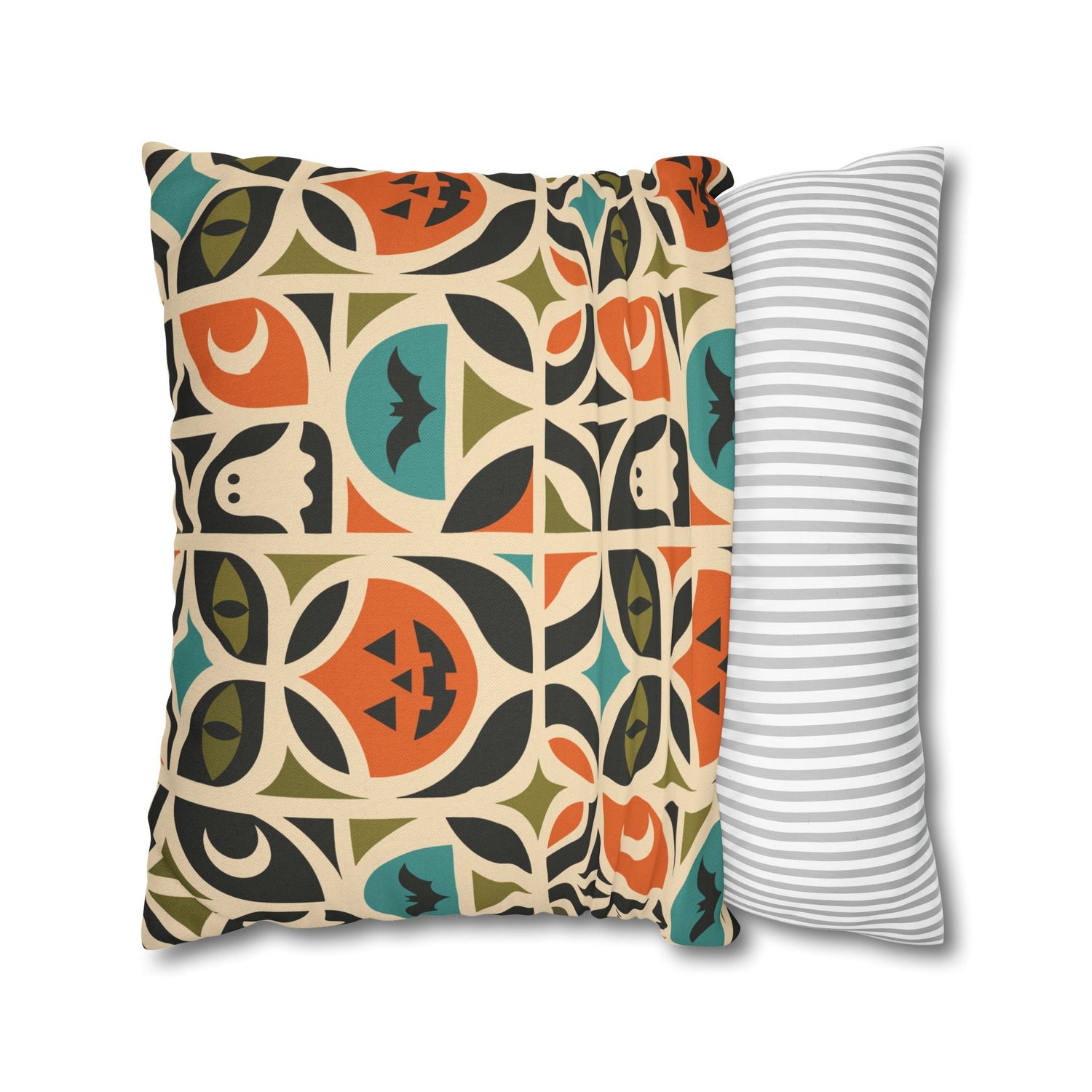 Kate McEnroe New York Retro Halloween Throw Pillow Cover | Spooky MCM DecorThrow Pillow Covers25130935512832988978