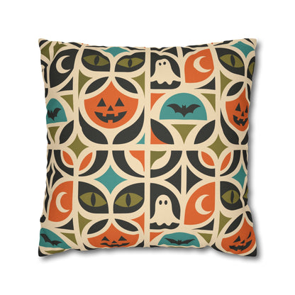 Kate McEnroe New York Retro Halloween Throw Pillow Cover | Spooky MCM DecorThrow Pillow Covers25130935512832988978