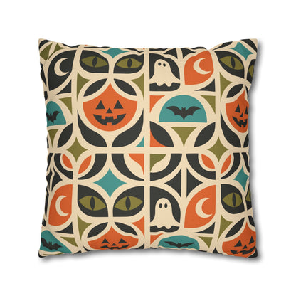 Kate McEnroe New York Retro Halloween Throw Pillow Cover | Spooky MCM DecorThrow Pillow Covers25130935512832988978
