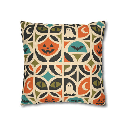 Kate McEnroe New York Retro Halloween Throw Pillow Cover | Spooky MCM DecorThrow Pillow Covers25130935512832988978
