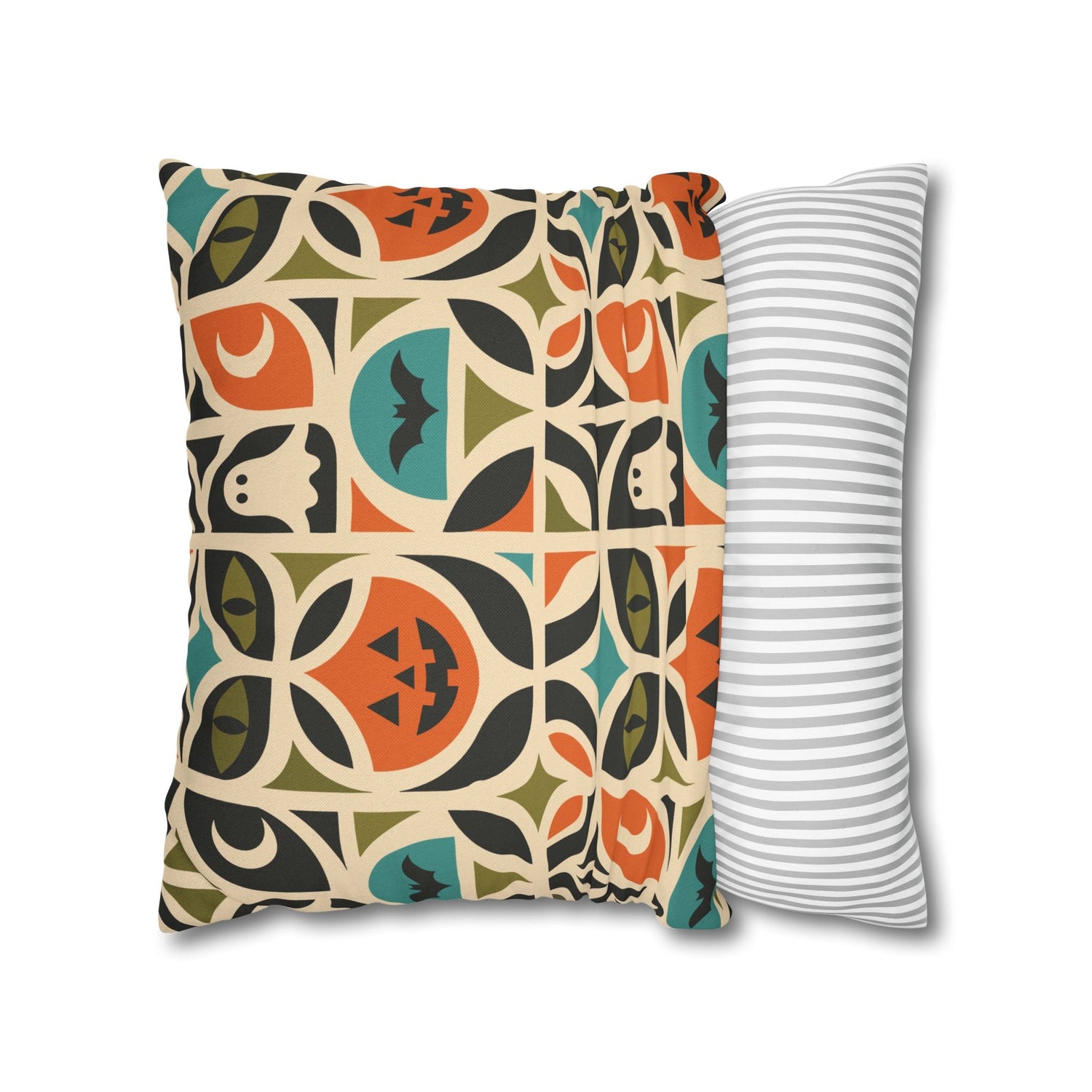 Kate McEnroe New York Retro Halloween Throw Pillow Cover | Spooky MCM DecorThrow Pillow Covers25130935512832988978