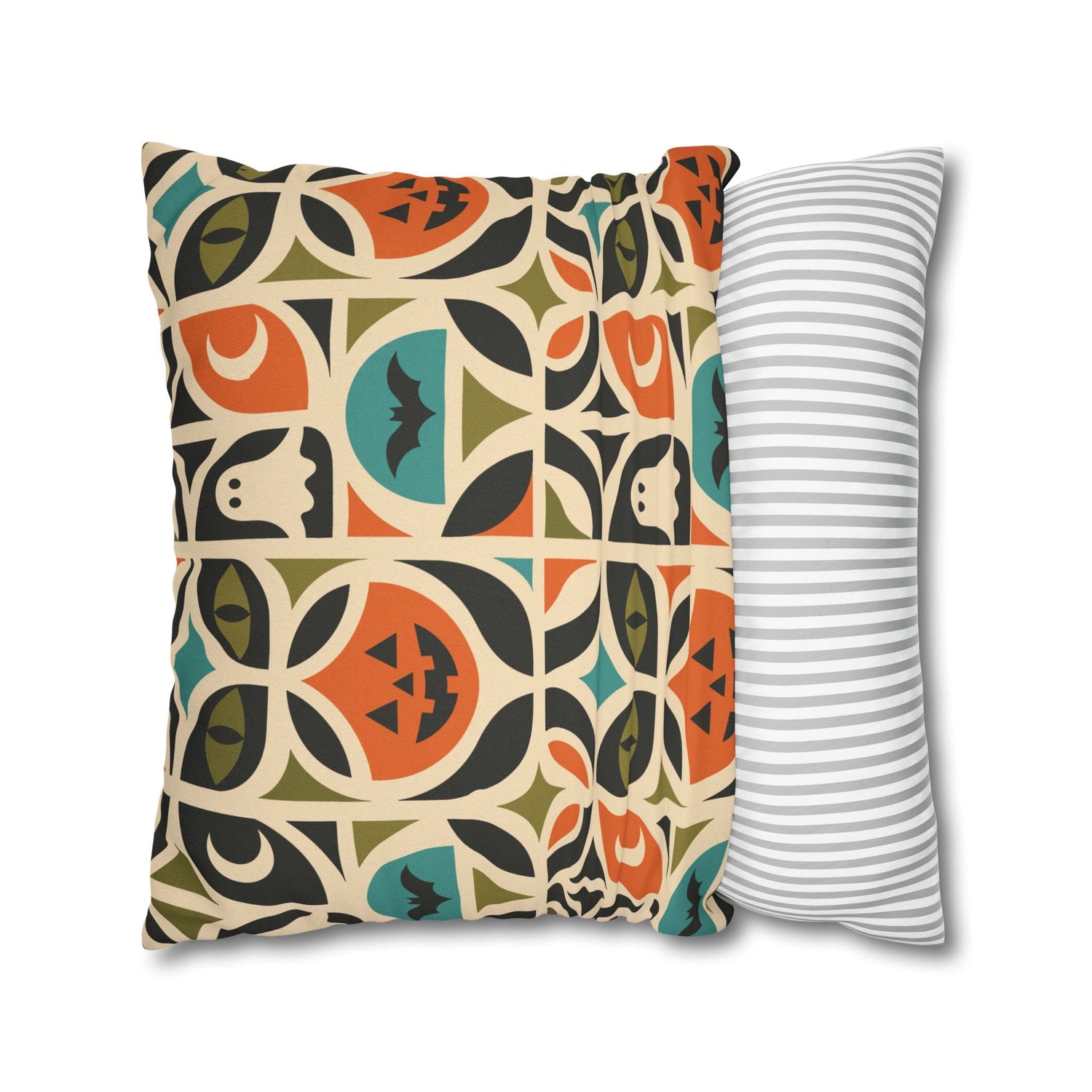 Kate McEnroe New York Retro Halloween Throw Pillow Cover | Spooky MCM DecorThrow Pillow Covers25130935512832988978