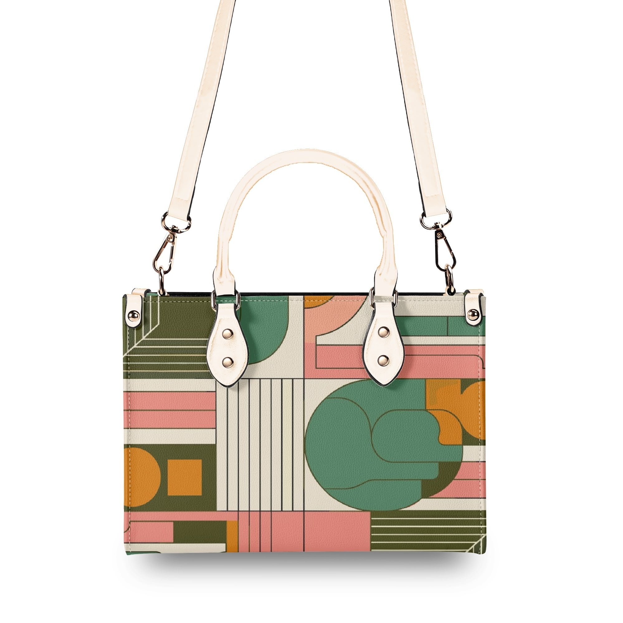 Kate McEnroe New York Retro Hipster Owl Handbag, Mid Century Modern Groovy 60s PurseHandbagsW8M8E1MW - 1