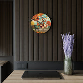 Kate McEnroe New York Retro Kitsch Atomic Cat Wall Clock | Mid Century Modern Autumn DecorWall Clocks70245803480963854970