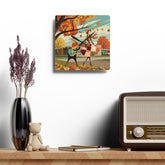 Kate McEnroe New York Retro Kitsch Atomic Cat Wall Clock | Mid Century Modern Autumn DecorWall Clocks70245803480963854970