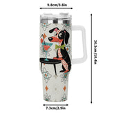 Kate McEnroe New York Retro Kitschy Atomic Dachshund 40oz Travel TumblerTumblersNM6ZDMLW-1