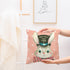 Kate McEnroe New York Retro Kitschy Vintage Easter Card Inspired Art Throw Pillow Cover Throw Pillow Covers 14" × 14" 18950439984883141416