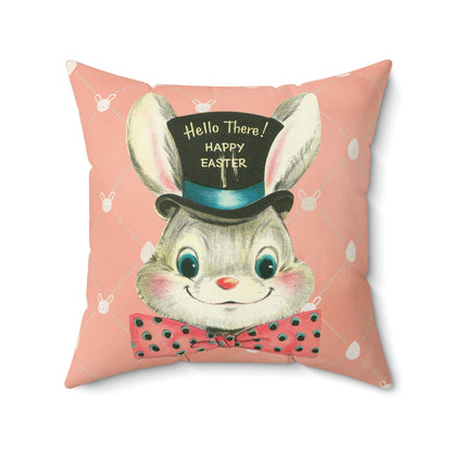 Kate McEnroe New York Retro Kitschy Vintage Easter Card Inspired Art Throw Pillow CoverThrow Pillow Covers32487364300804257211