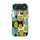Kate McEnroe New York Retro MCM Geometric iPhone Case, Mid Century Modern Block Abstract Phone CoverPhone Cases19530184948424532416