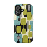 Kate McEnroe New York Retro MCM Geometric iPhone Case, Mid Century Modern Block Abstract Phone CoverPhone Cases21415296810199264401