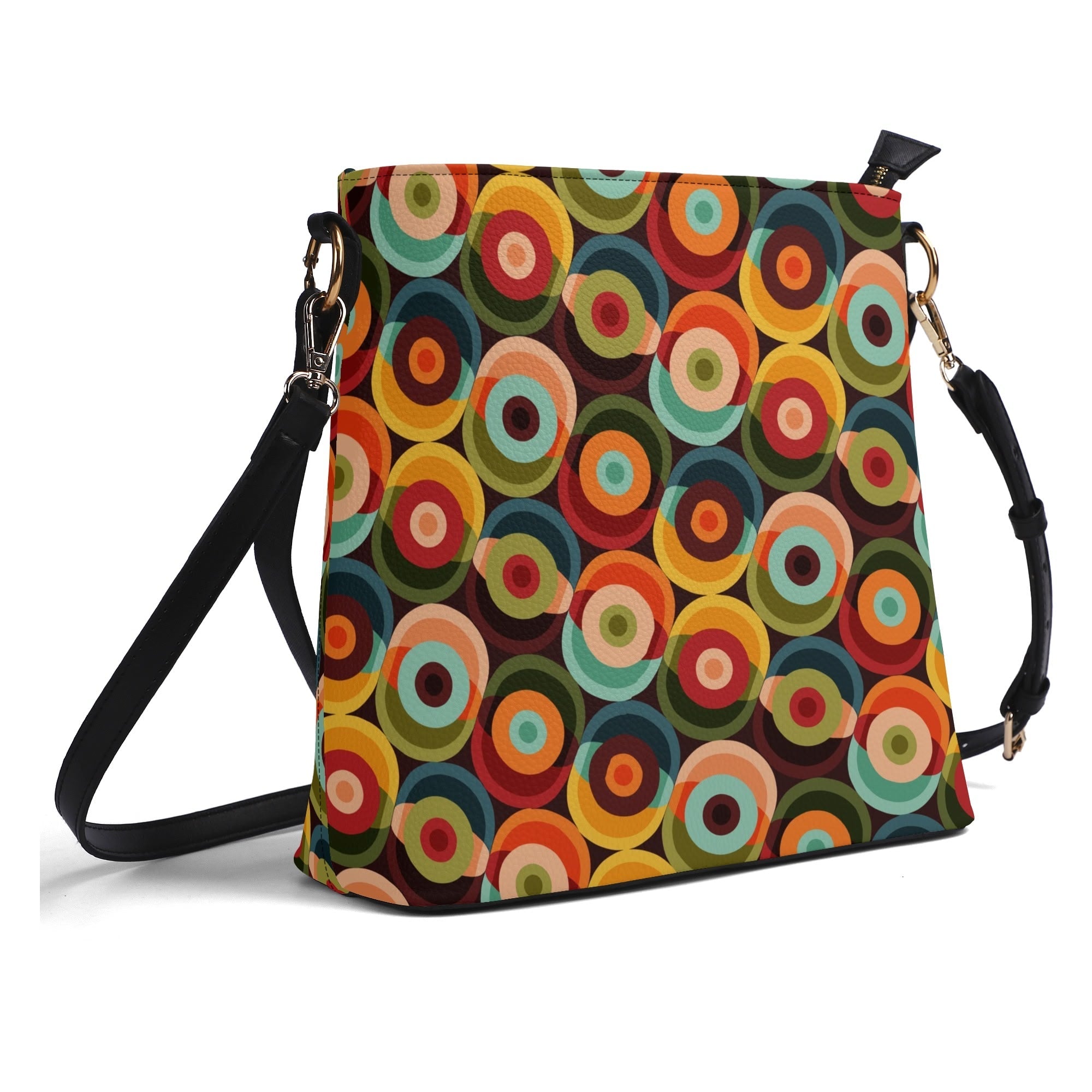 Kate McEnroe New York Retro MCM Orbs Crossbody Bag, Mid Century Modern Colorful Shoulder PurseHandbagsW0Z3RD5W - 1