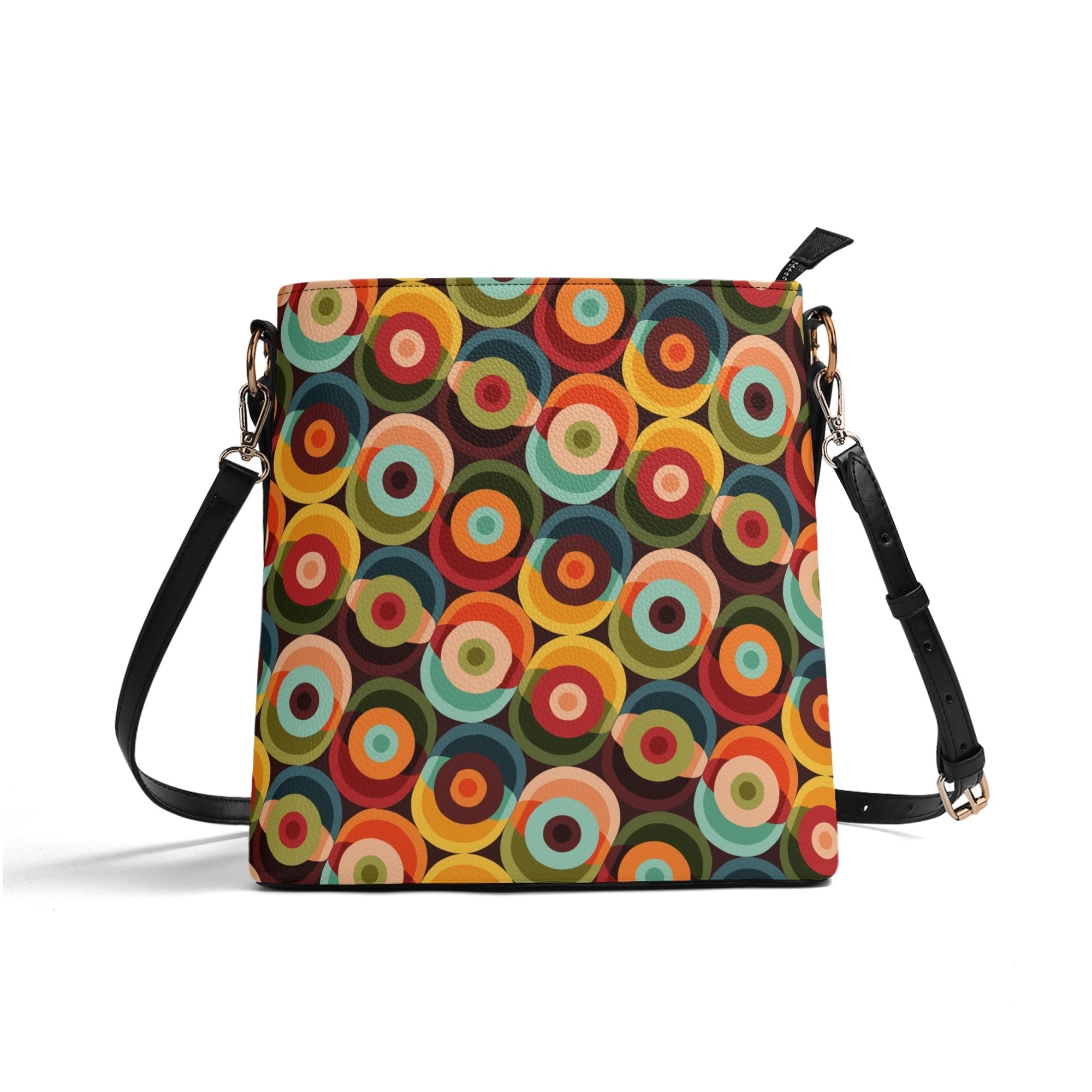Kate McEnroe New York Retro MCM Orbs Crossbody Bag, Mid Century Modern Colorful Shoulder PurseHandbagsW0Z3RD5W - 1