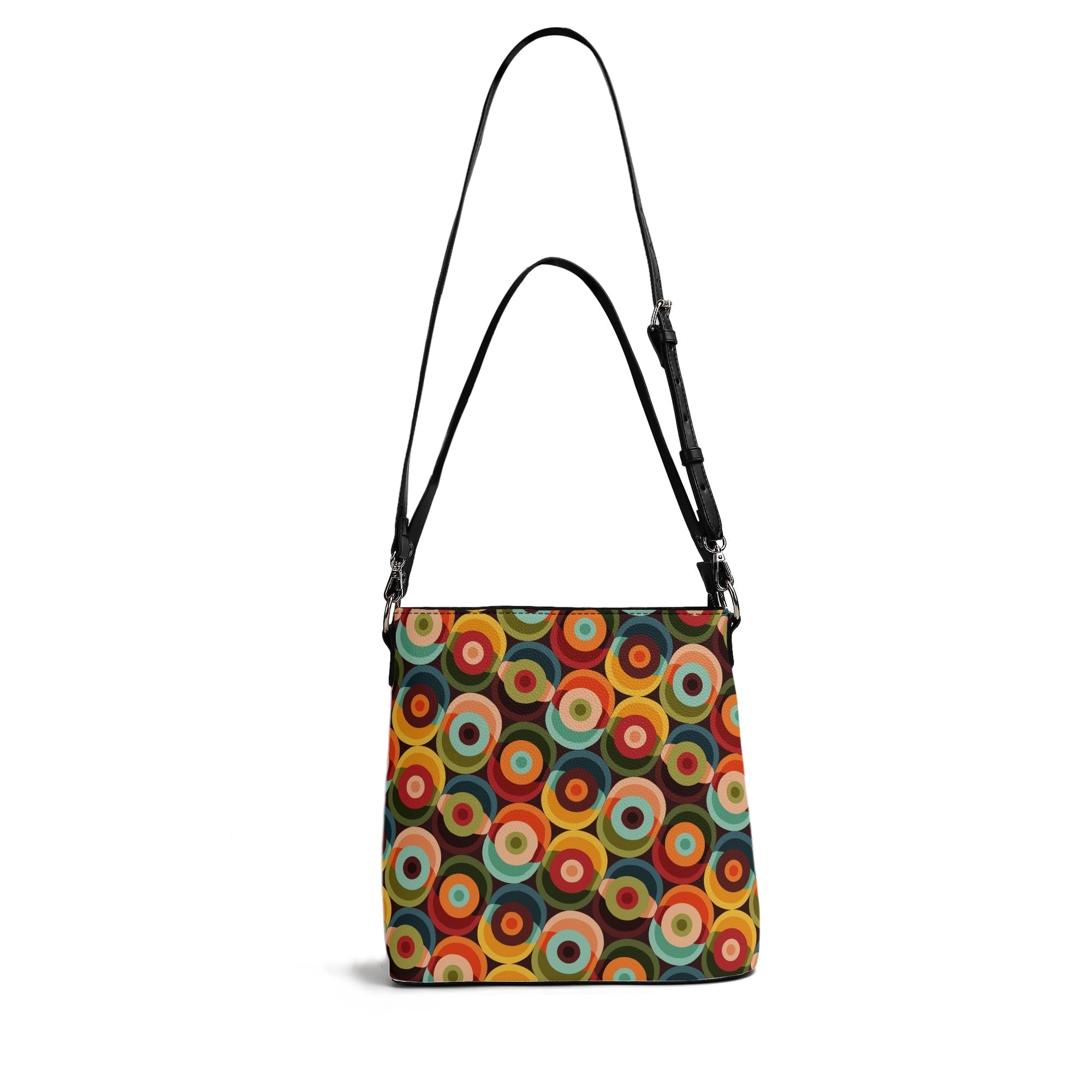Kate McEnroe New York Retro MCM Orbs Crossbody Bag, Mid Century Modern Colorful Shoulder PurseHandbagsW0Z3RD5W - 1