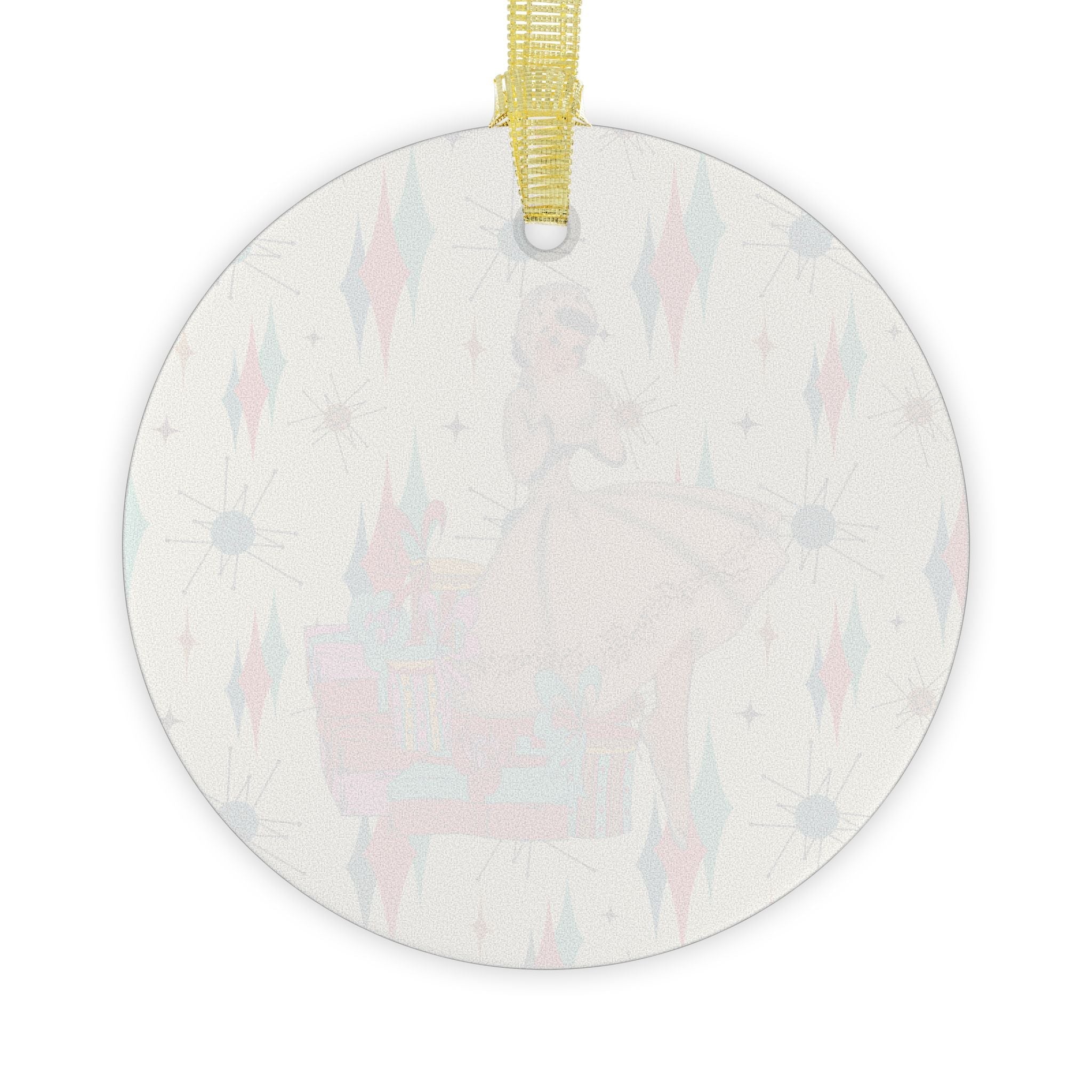 Kate McEnroe New York Retro Mid Century Kitsch Vintage Christmas Card Art OrnamentOrnaments23646841729315064204