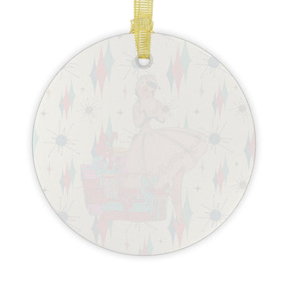 Kate McEnroe New York Retro Mid Century Kitsch Vintage Christmas Card Art OrnamentOrnaments23646841729315064204