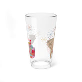 Kate McEnroe New York Retro Mid Century Kitsch Vintage Christmas Card Art Pint GlassPint Glasses19765387339482298873