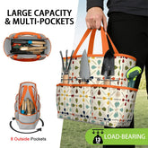 Kate McEnroe New York Retro Mid Century Modern Geometric Floral Garden Tool Tote BagGarden Tool BagnaPWtt8Qns