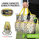 Kate McEnroe New York Retro Mid Century Modern Geometric Floral Garden Tool Tote BagGarden Tool BagnaPWtt8Qns