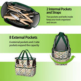 Kate McEnroe New York Retro Mid Century Modern Geometric Floral Garden Tool Tote BagGarden Tool BagnaPWtt8Qns