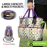 Kate McEnroe New York Retro Mid Century Modern Geometric Floral Garden Tool Tote BagGarden Tool BagnaPWtt8Qns