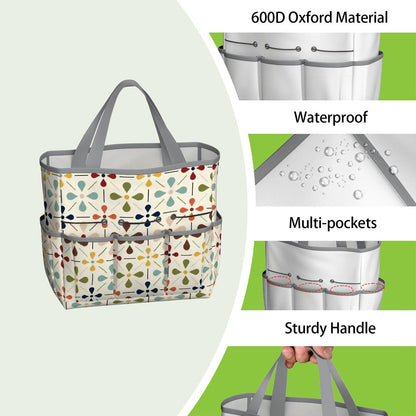Kate McEnroe New York Retro Mid Century Modern Geometric Floral Garden Tool Tote BagGarden Tool BagnaPWtt8Qns