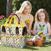 Kate McEnroe New York Retro Mid Century Modern Geometric Floral Garden Tool Tote BagGarden Tool BagnaPWtt8Qns
