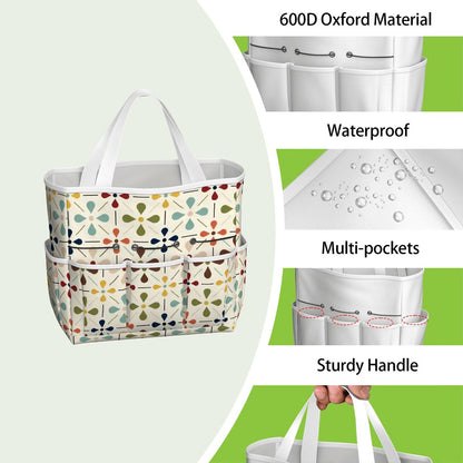 Kate McEnroe New York Retro Mid Century Modern Geometric Floral Garden Tool Tote BagGarden Tool BagnaPWtt8Qns