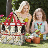 Kate McEnroe New York Retro Mid Century Modern Geometric Floral Garden Tool Tote BagGarden Tool BagnaPWtt8Qns