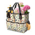 Kate McEnroe New York Retro Mid Century Modern Geometric Floral Garden Tool Tote BagGarden Tool BagUtXrwzi0pX