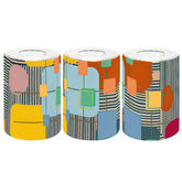 Kate McEnroe New York Retro Mid Century Modern Glass Lamp Shade, MCM Geometric Accent LightingLamp Shadest6CkFFjqK4