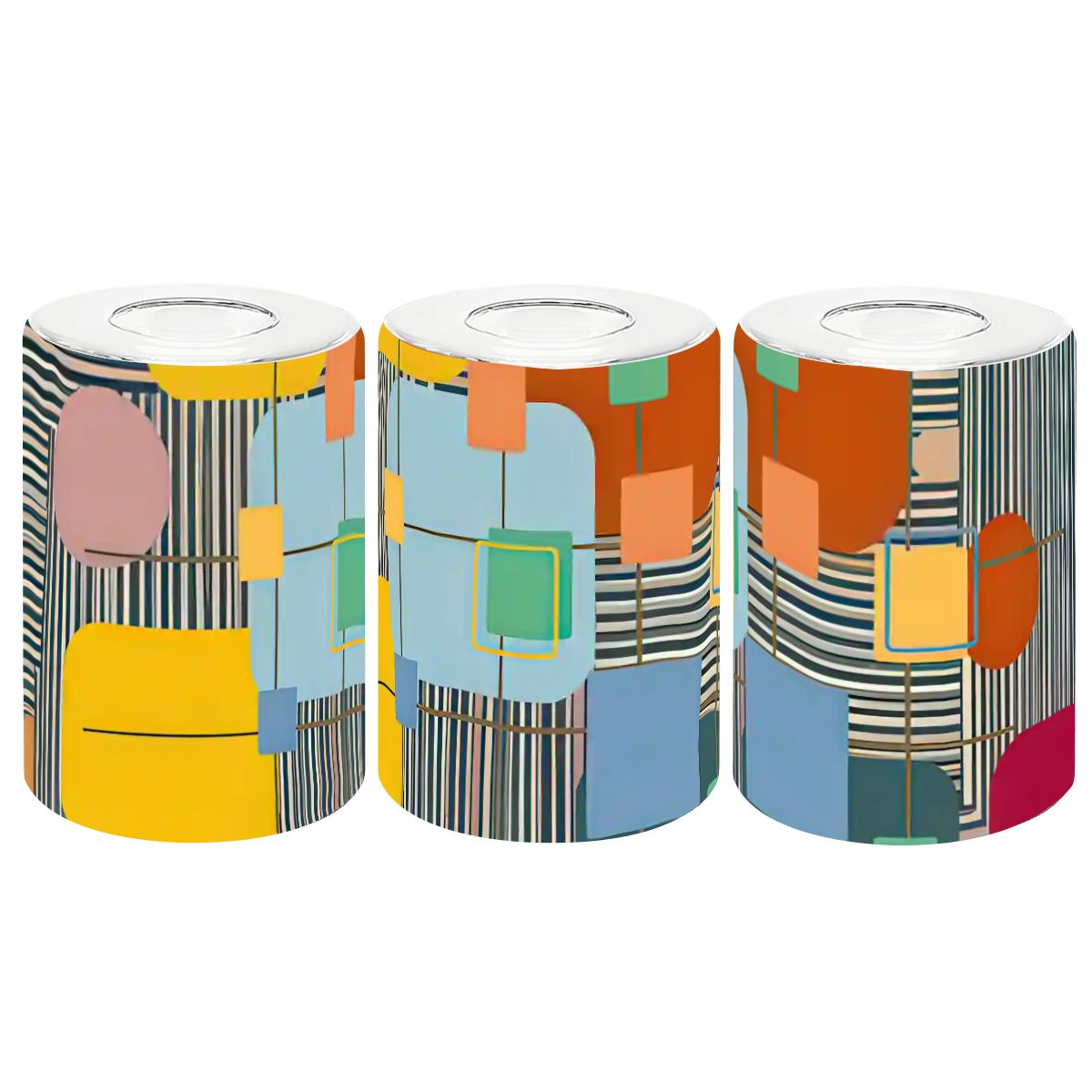 Kate McEnroe New York Retro Mid Century Modern Glass Lamp Shade, MCM Geometric Accent LightingLamp Shadest6CkFFjqK4