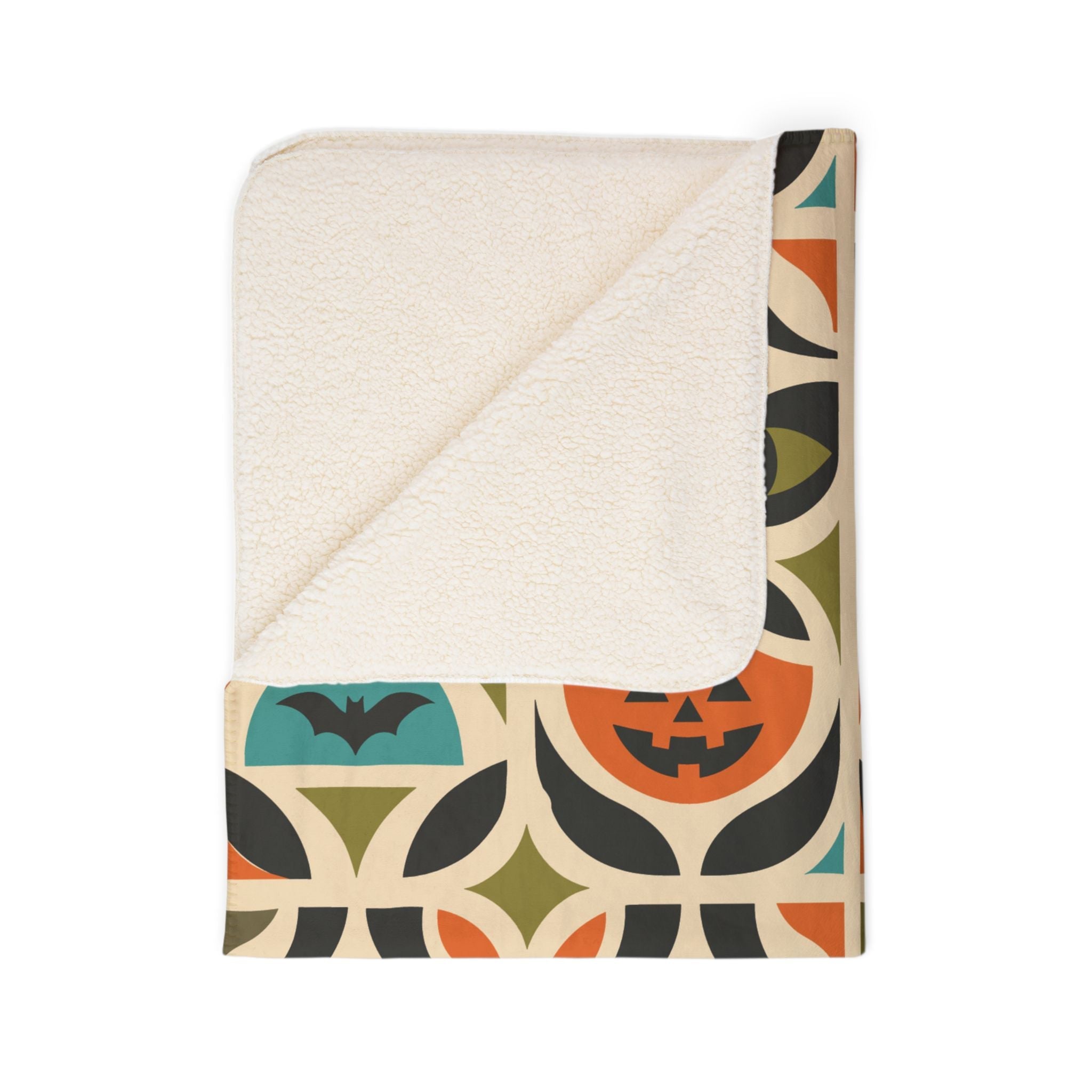 Kate McEnroe New York Retro Mid Century Modern Halloween Throw BlanketBlankets68197390080177814606