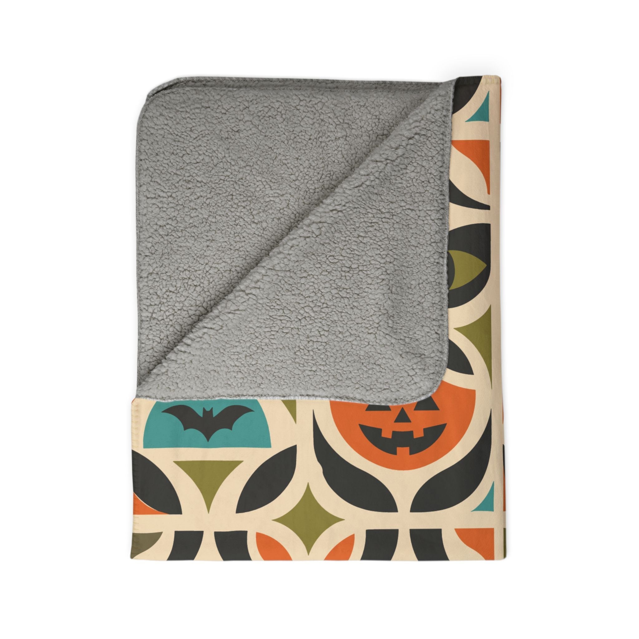 Kate McEnroe New York Retro Mid Century Modern Halloween Throw BlanketBlankets68197390080177814606