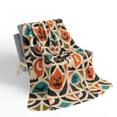 Kate McEnroe New York Retro Mid Century Modern Halloween Throw BlanketBlankets68197390080177814606