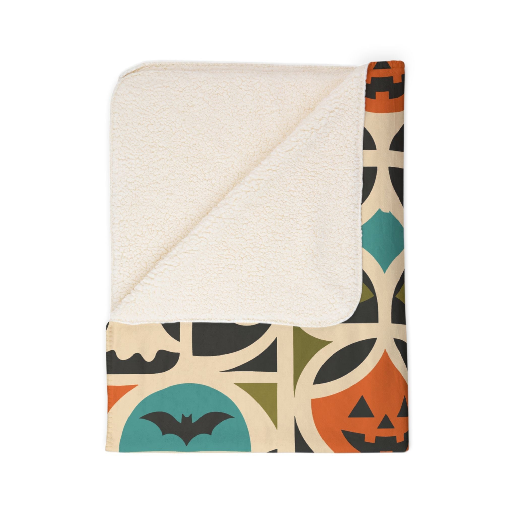Kate McEnroe New York Retro Mid Century Modern Halloween Throw BlanketBlankets68197390080177814606
