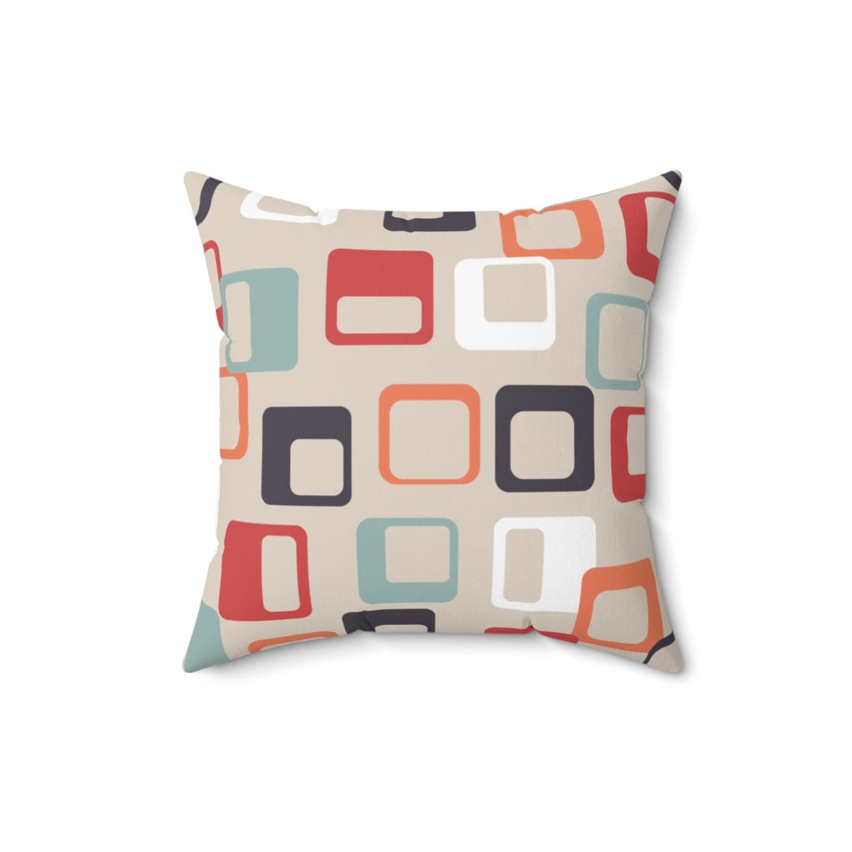 Kate McEnroe New York Retro Mid Mod Geometric Squares PillowThrow Pillows19995999954825225595