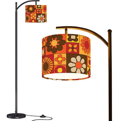 Kate McEnroe New York Retro Mod Flower Arc Floor Lamp, 70s Mid Century Modern LightingArc Floor Lampslmgc1nAJU3
