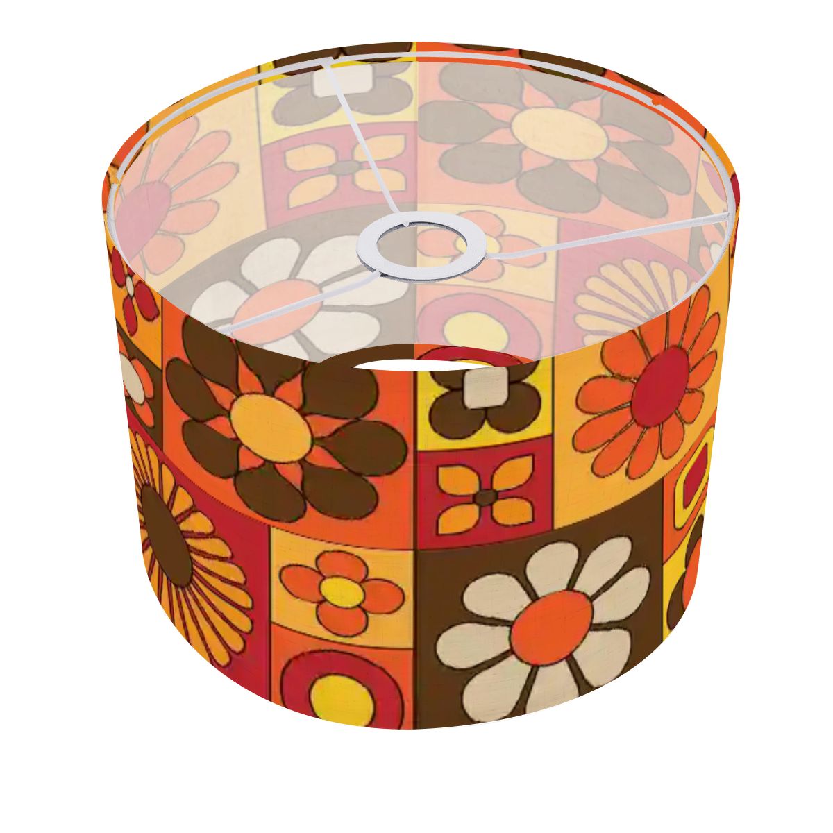 Kate McEnroe New York Retro Mod Flower Lamp Shade, Mid Century Modern LightingLamp ShadesThNpNrQk9m