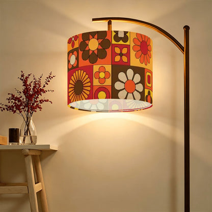 Kate McEnroe New York Retro Mod Flower Lamp Shade, Mid Century Modern LightingLamp ShadesThNpNrQk9m