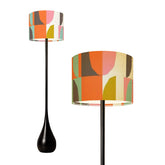 Kate McEnroe New York Retro Mod Geometric Teardrop Floor Lamp, Mid Century Modern Accent LightFloor LampsxGEK1DHujR