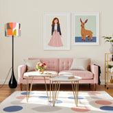 Kate McEnroe New York Retro Mod Geometric Teardrop Floor Lamp, Mid Century Modern Accent LightFloor LampsxGEK1DHujR