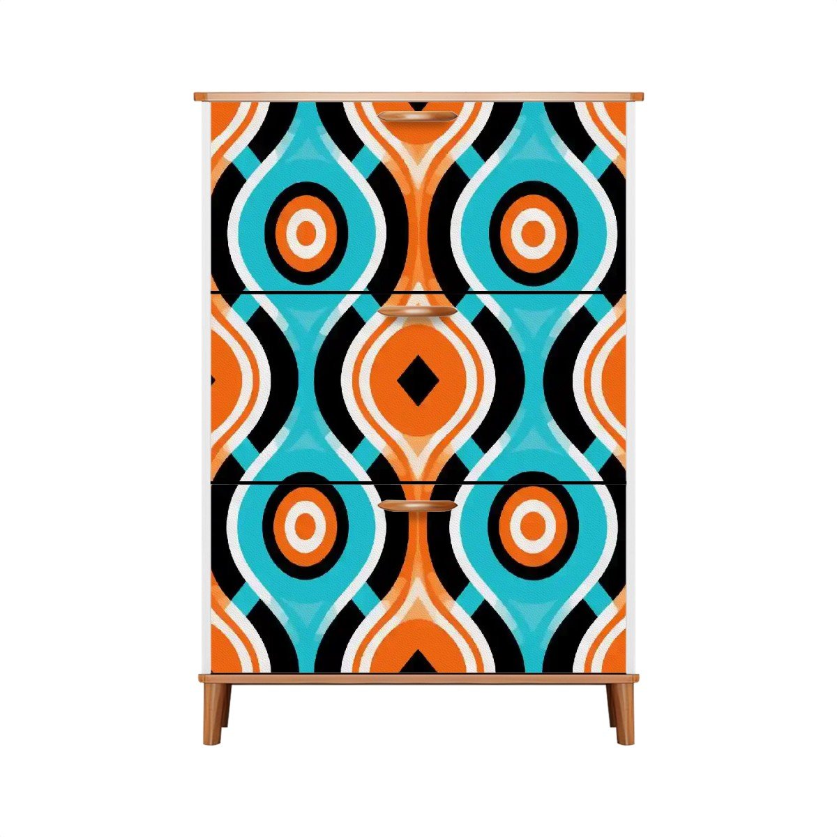 Kate McEnroe New York Retro Mod Orb Shoe Cabinet, 70s Geometric Storage UnitShoe StoragexekDjJBtGA