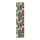 Kate McEnroe New York Retro Mod Table Runner, MCM Geometric Dining Decor, Abstract Shapes Table Linen, Mid Century Modern Table AccessoryTable Runners32034221429473875266