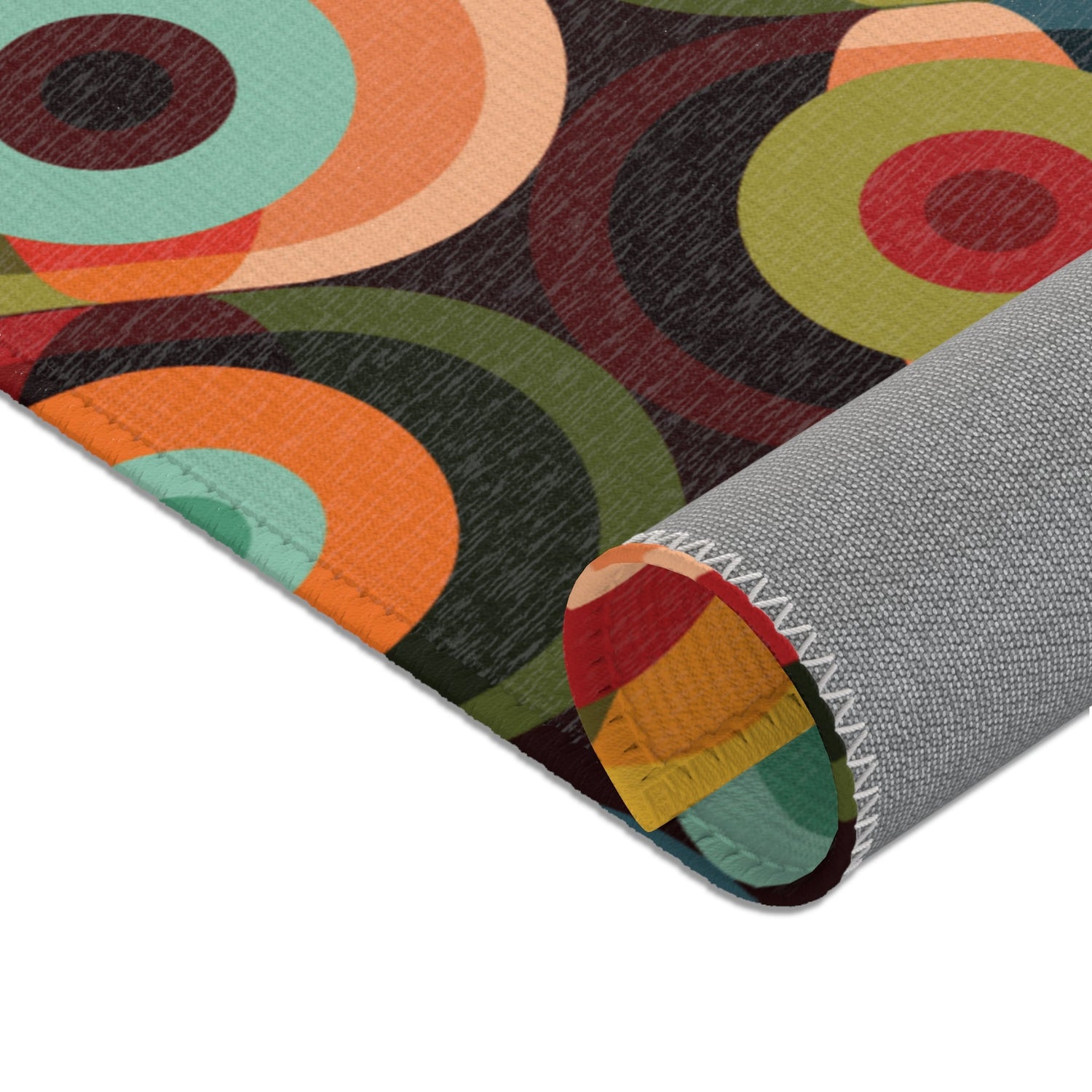 Kate McEnroe New York Retro Orb Area Rug, Mid Century Modern Geometric Indoor Carpet, 70s Groovy Accent Floor DecorRugs14131687449903522768