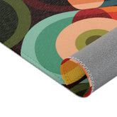 Kate McEnroe New York Retro Orb Area Rug, Mid Century Modern Geometric Indoor Carpet, 70s Groovy Accent Floor DecorRugs52019477736989180496