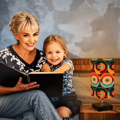 Kate McEnroe New York Retro Orb Mid Century Modern Square Table Lamp with USB ChargingTable LampsSU56shXhop