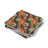 Kate McEnroe New York Retro Orbs 70s Soapstone Coaster, Mid Century Modern BarwareCoasters7021
