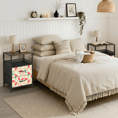 Kate McEnroe New York Retro Palm Springs Flamingo NightstandNightStandsNCDoWgqfhX