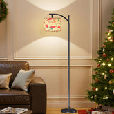 Kate McEnroe New York Retro Pink Flamingo Atomic Starburst Mid Century Modern Arc Floor LampArc Floor LampssE6X11rlXY