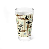 Kate McEnroe New York Retro Playful Atomic Cats Beer Cocktail Mixer Shaker Barware Pint GlassPint Glasses31456925910556127784